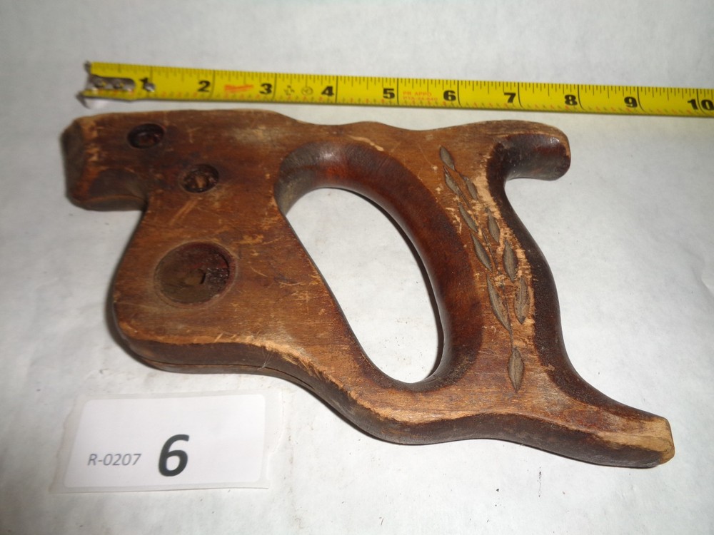 Wooden Carpenters Saw Handle - 3 Bolt Pattern ***HANDLE ONLY***