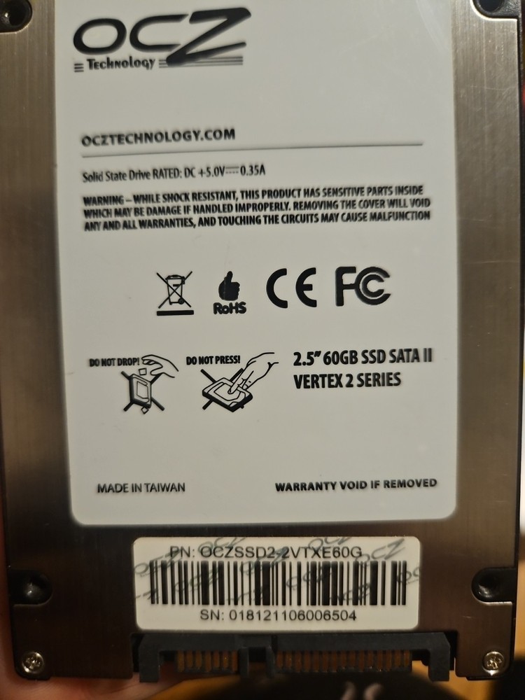 SATA 2.5 Inch Solid State Drive 60gb