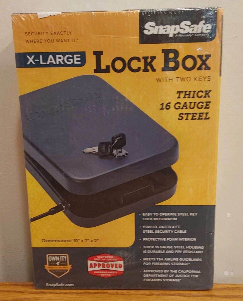 SnapSafe X-Large Steel Lock Box