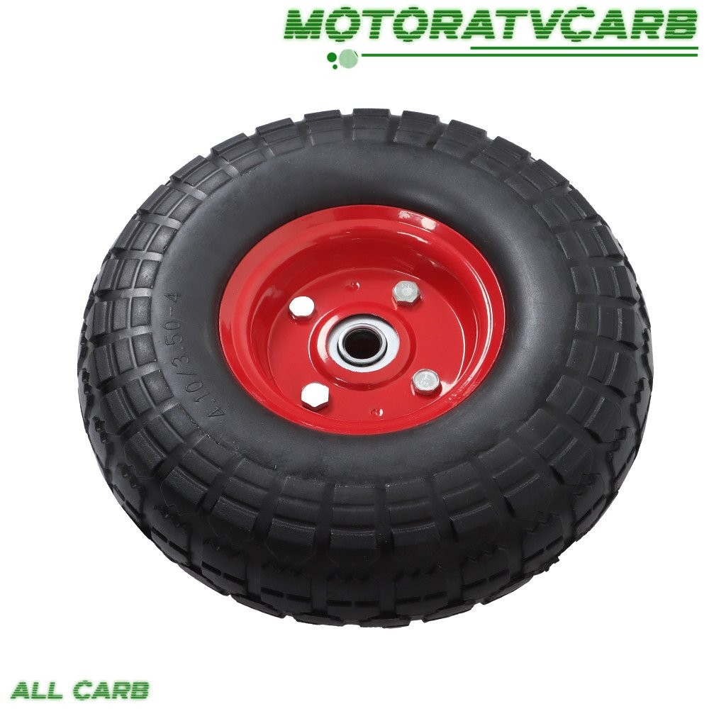 ALL-CARB Solid Never Flat Tires Wheel Kit Fit For EU3000is Generator Durable