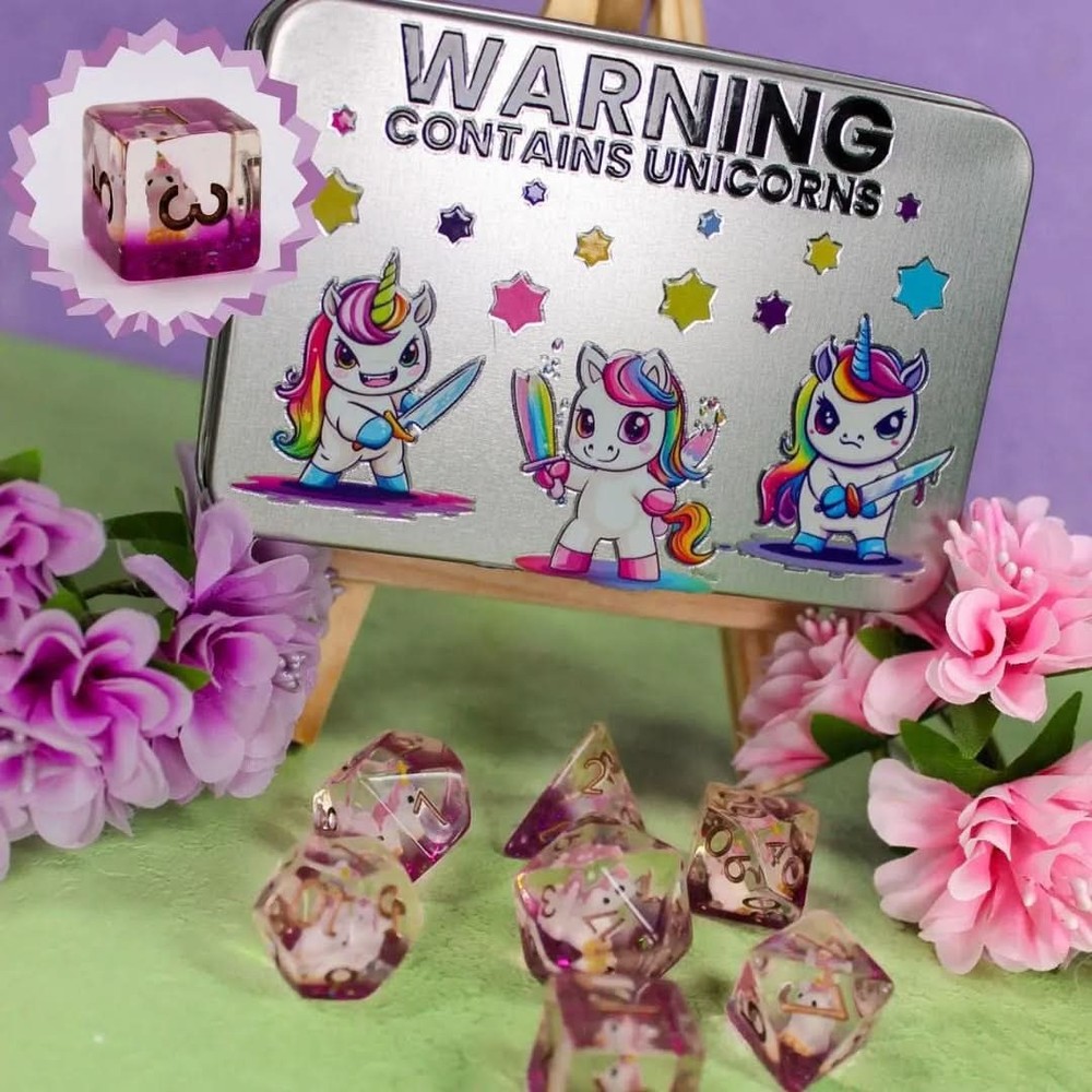 Unicorn Dice Set | Inclusion Dice