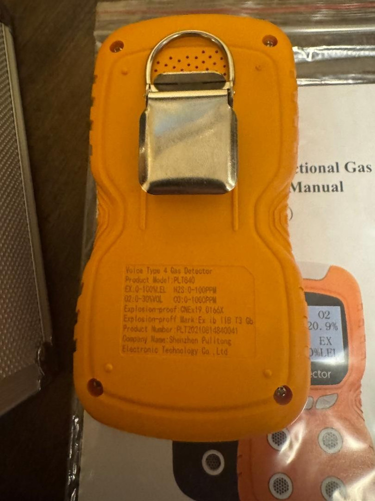 Portable Gas Detector Model PLT840