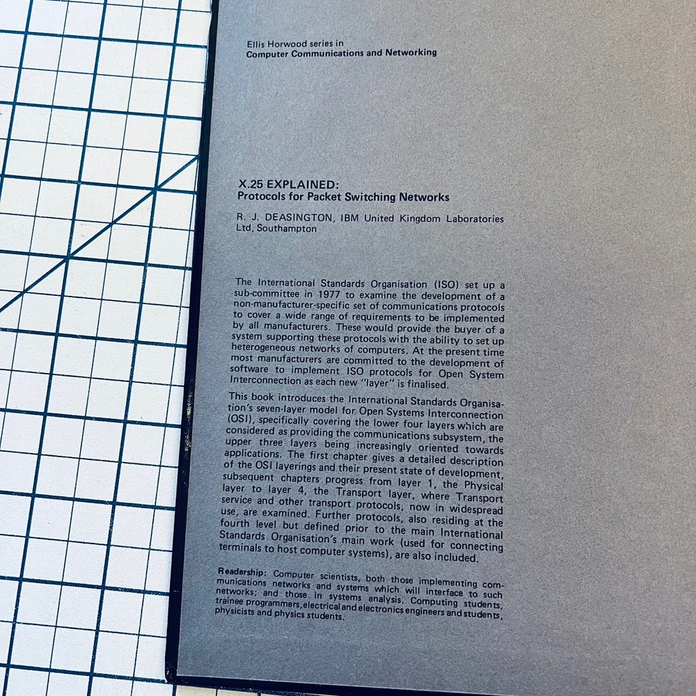 IBM X.25 Explained Protocols Packet Switching Networks 1986 Deasington Computing