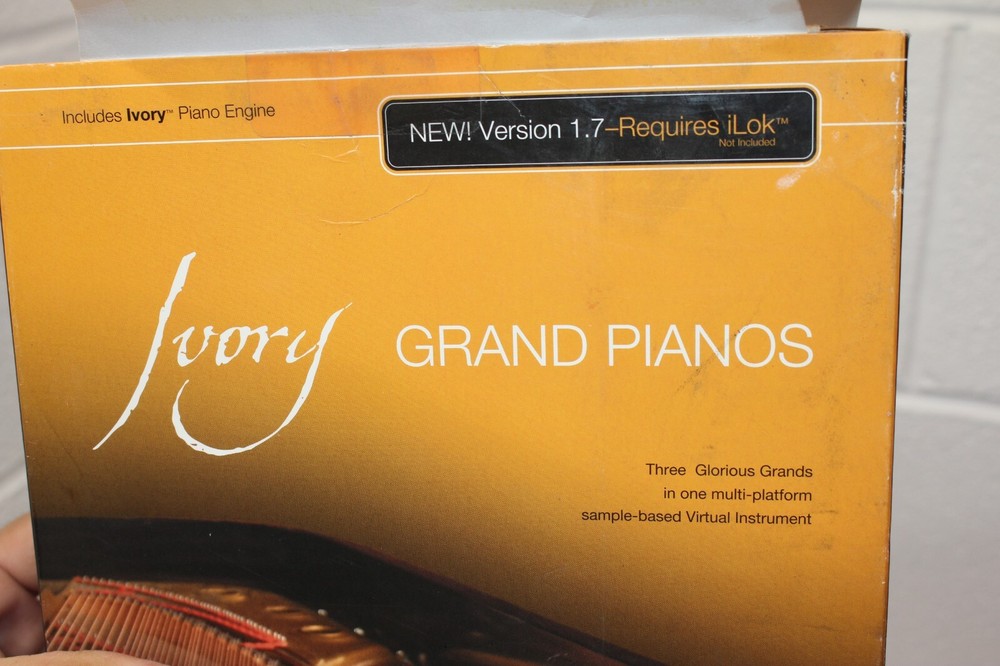Ivory Grand Pianos Synthogy w Box - User Manual + 6 Discs ONLY Computer Software