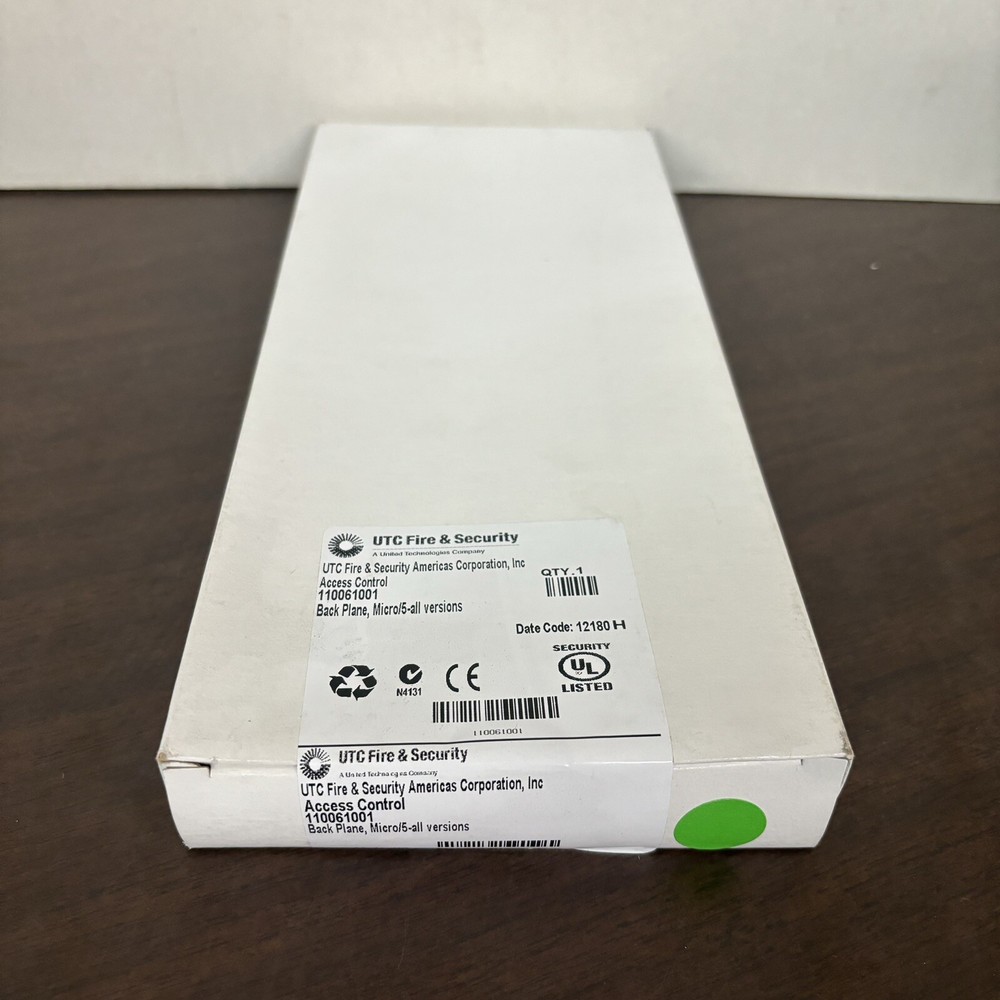 UTC 110061001 Access Control Back Plane, Micro / 5-All Versions