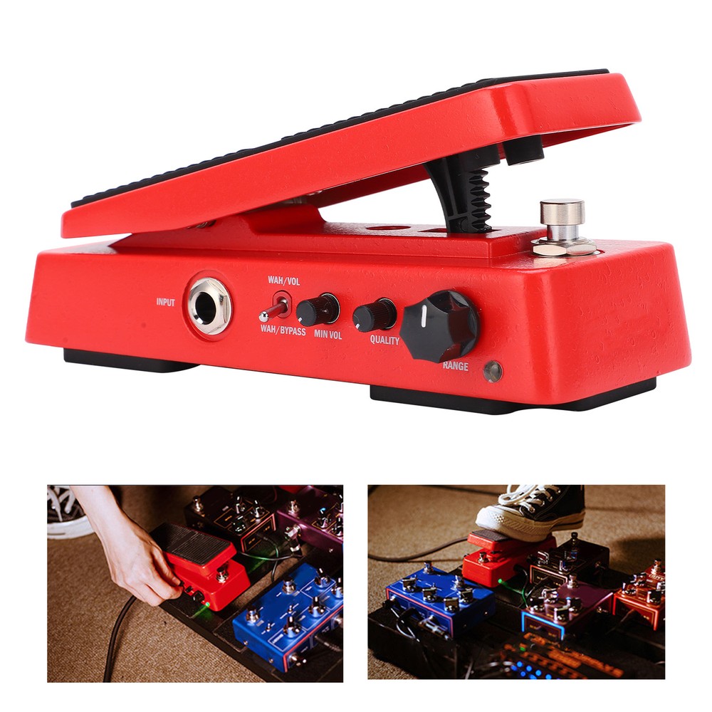 WAH Volume Pedal Multimode 6 Level Adjustable Frequency Guitar Tuning Access EUJ
