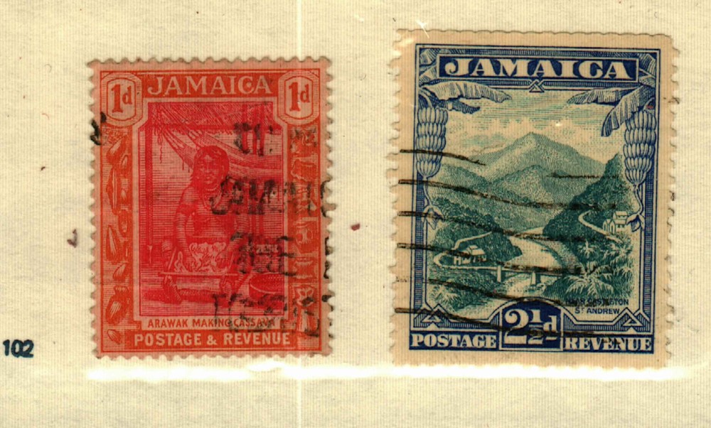 Jamaica #89, 107  used