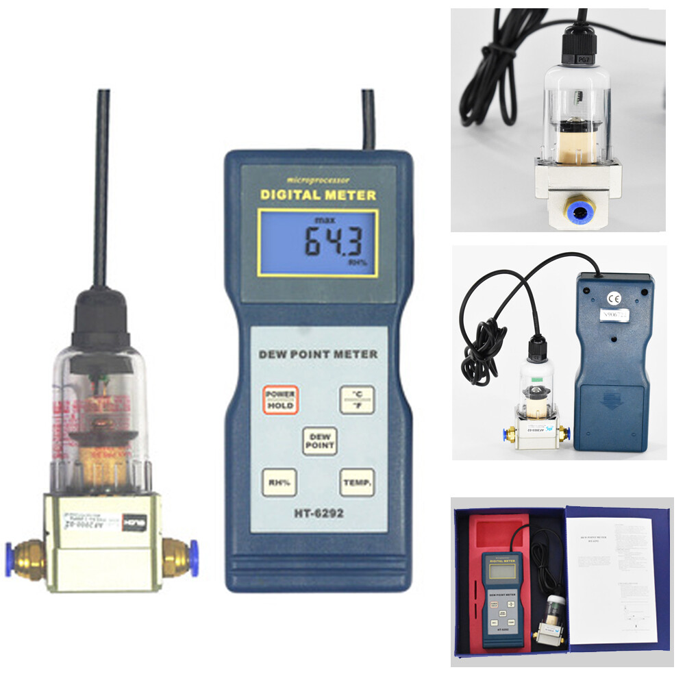 Digital Dew Point Meter Temp Humidity Tester Thermo Hygrometer Indicator