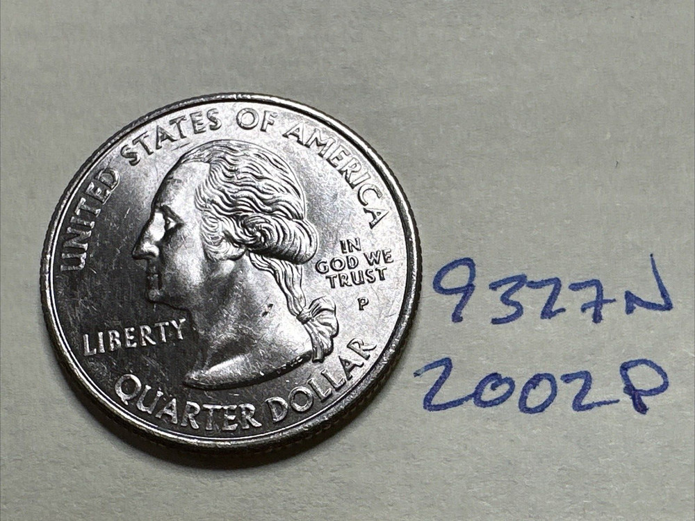 2002 P Ohio State Quarter Uncirculated 9327N