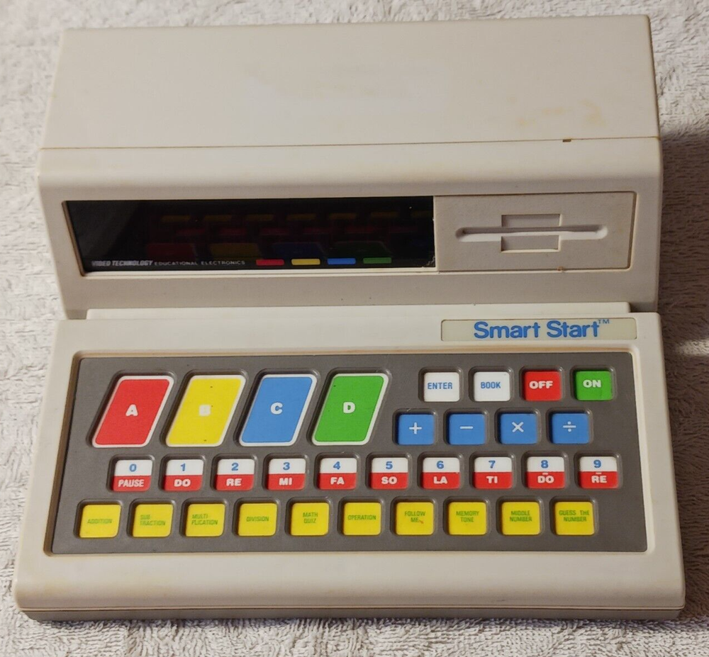 Vintage 1986 Video Technology Smart Start computer game. Works!