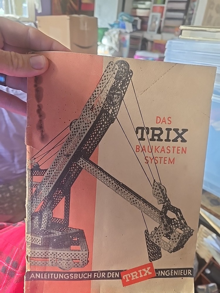 Pre Owned Good Shape EXCEPT Binding TDAS TRIX BAUKASTEN SYSTEM In GERMAN