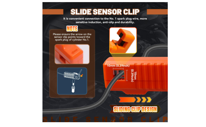 Lámpara Estroboscópica Luz De Encendido De Gasolina Inductiva De Bujías Carro US