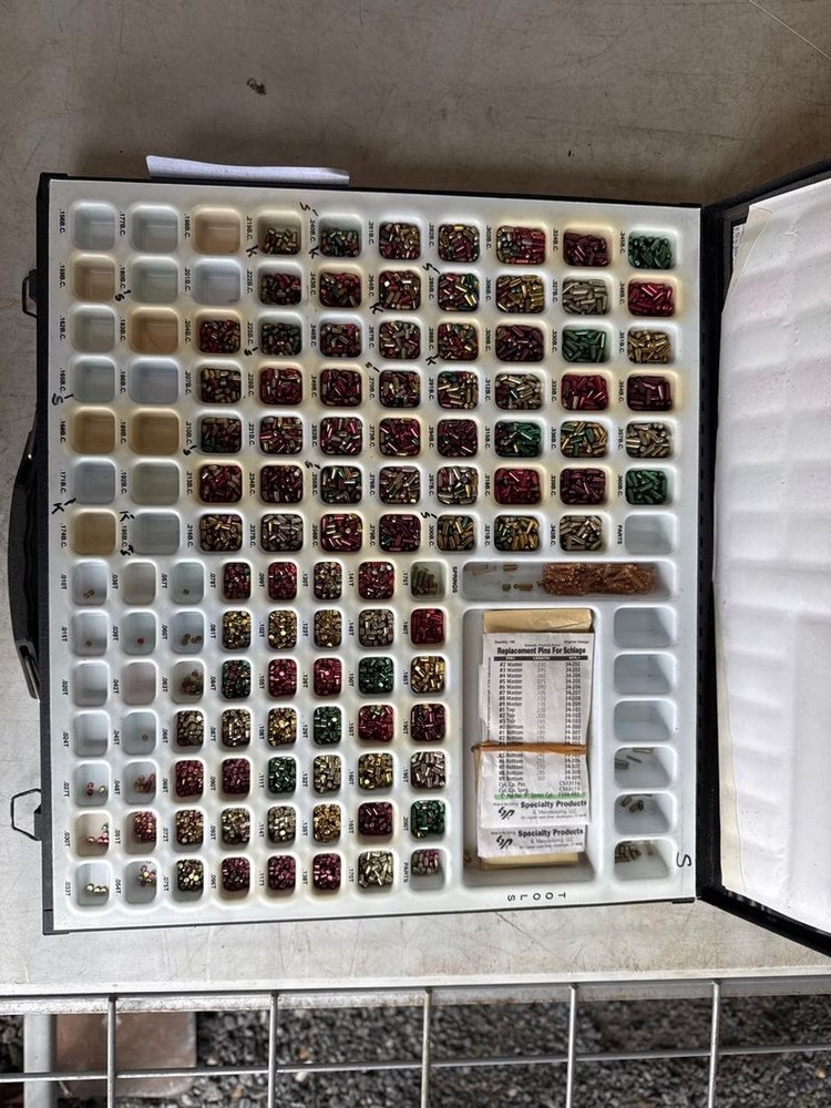 Ilco .003 Color-Coded Cylinder Pin Kit in Latch Case