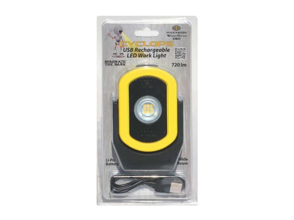 Maxxeon MXN00812 - Workstar 812 Cyclops Rechargeable Work Light, 6 Drop Test,...