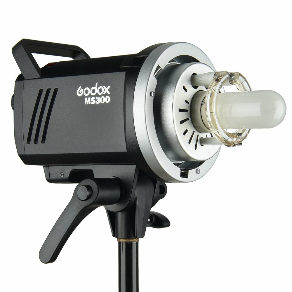 US Godox MS300 300Ws 110V Flash Monolight Studio Head Light Bowens+95cm Softbox