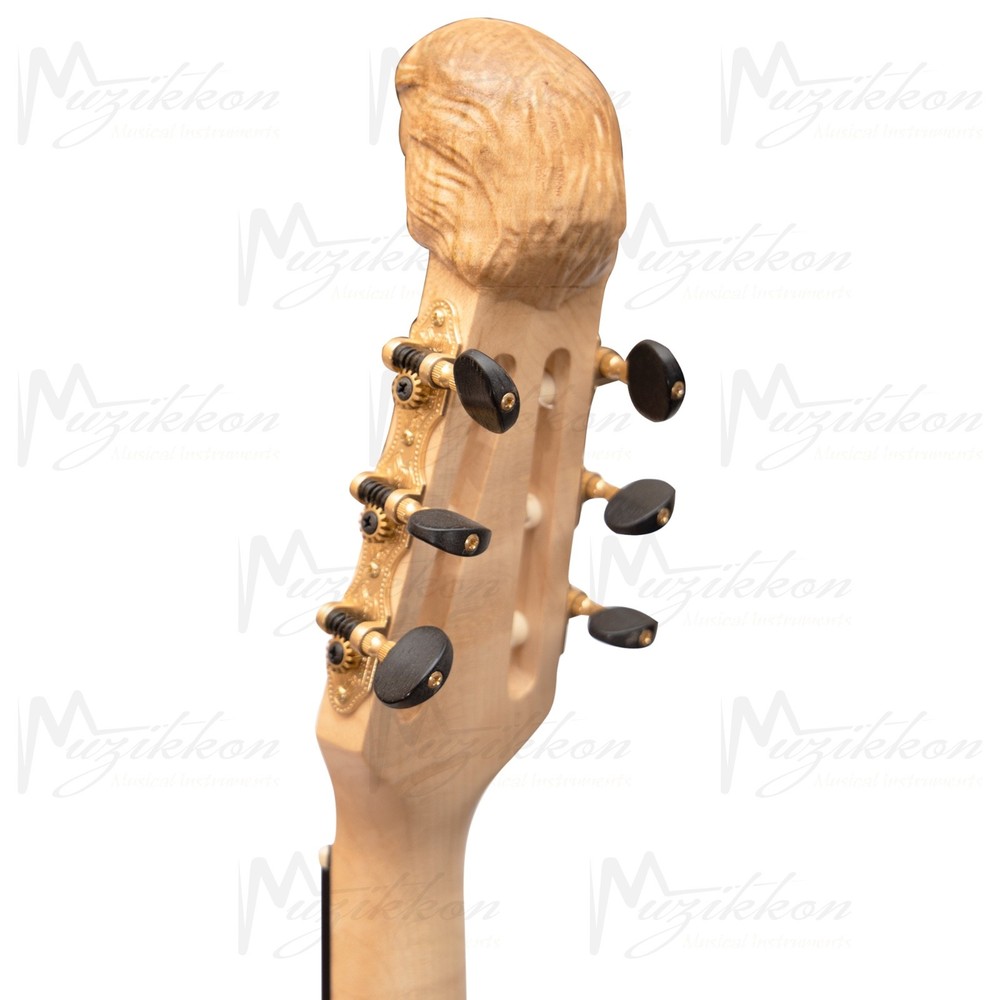 MUZIKKON LUTE GUITAR, 6 STRING MAPLE