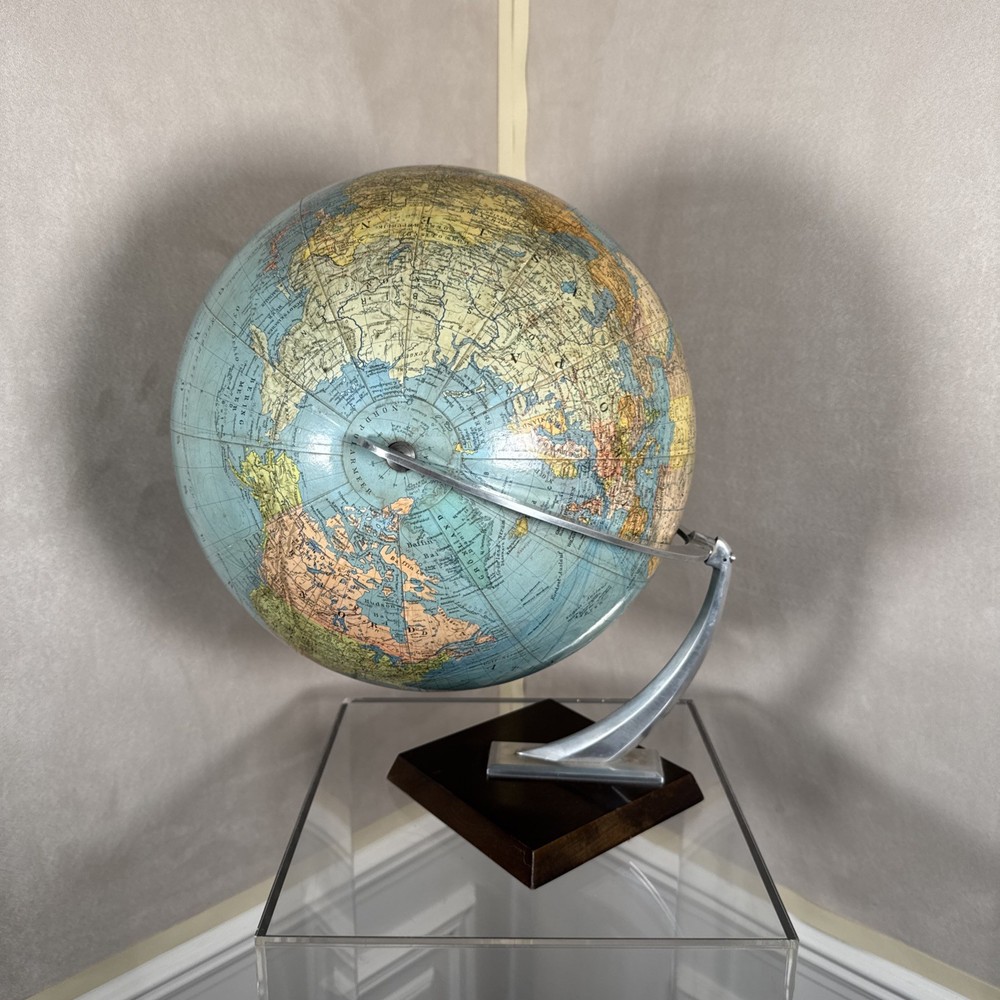 Vintage post-war German terrestrial globe - c. 1949