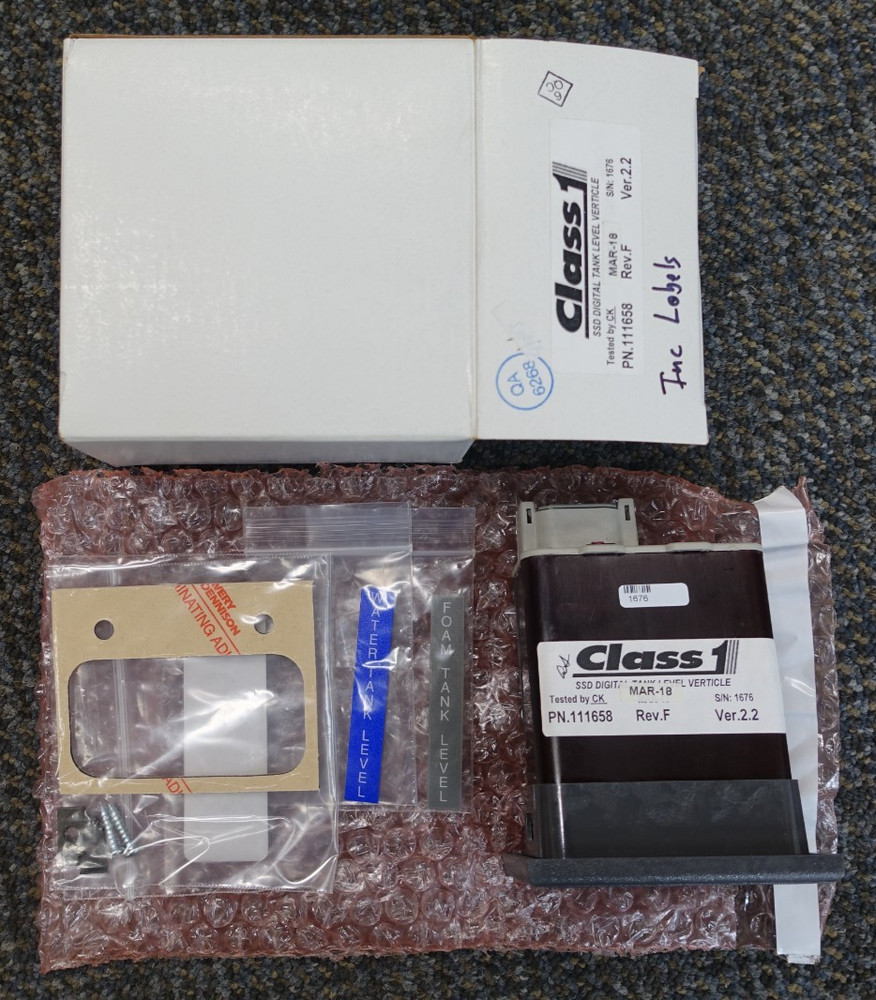 Class 1 111658 SSD Tank Level Display, Tankminder