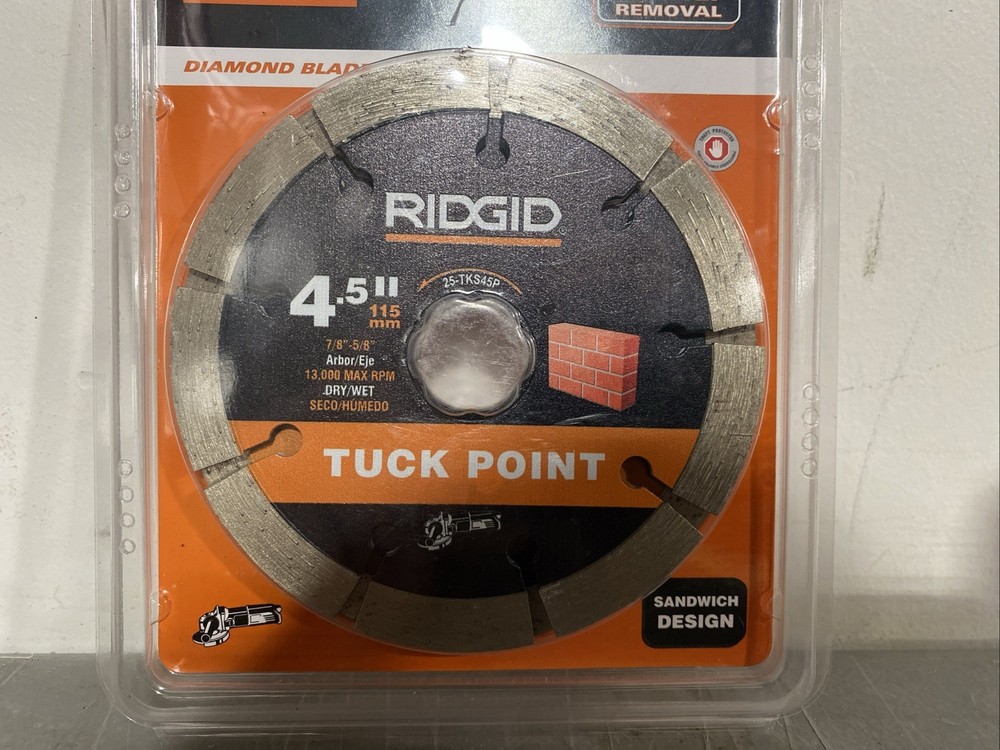 4-1/2 Morter Removal Sandwich Tuckpoint Diamond Blade