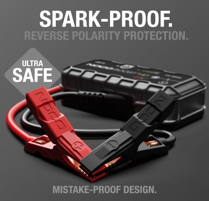 NO.CO Boost GB70 2000A UltraSafe 12V Lithium Jump Starter 8.0L Gas 6.0L Diesel