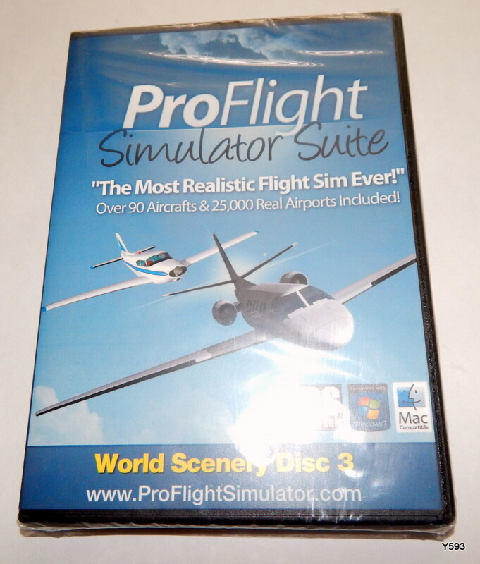 Pro Flight Simulator Suite World Scenery Disc 3