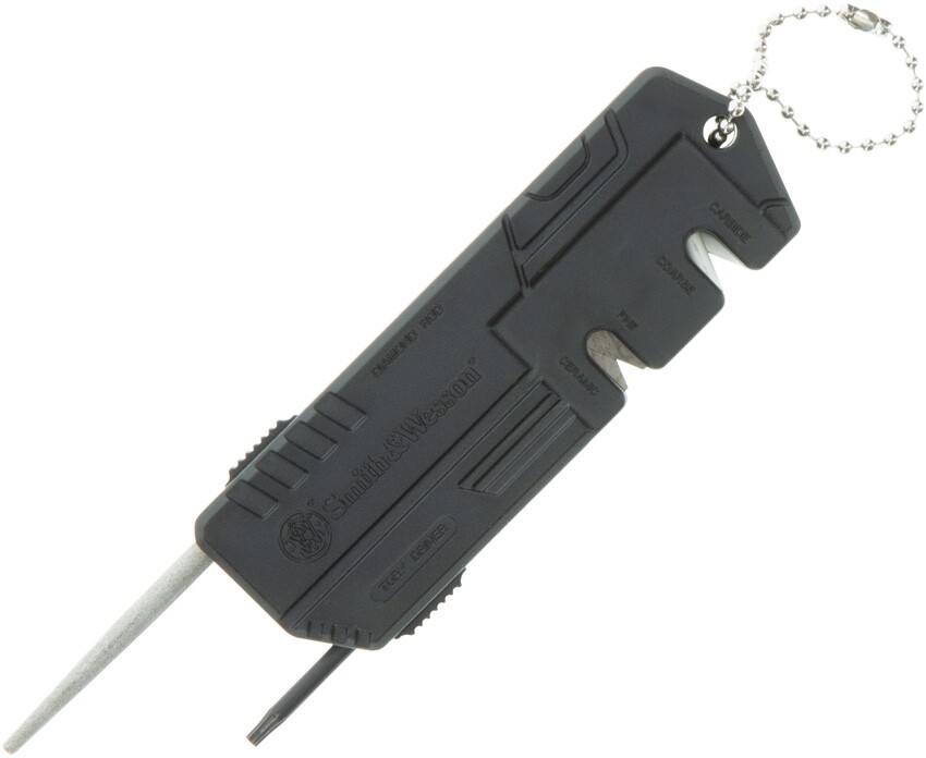 Smith & Wesson Sharpener / Multi Tool Retractable Diamond Stone T8 Torx Driver