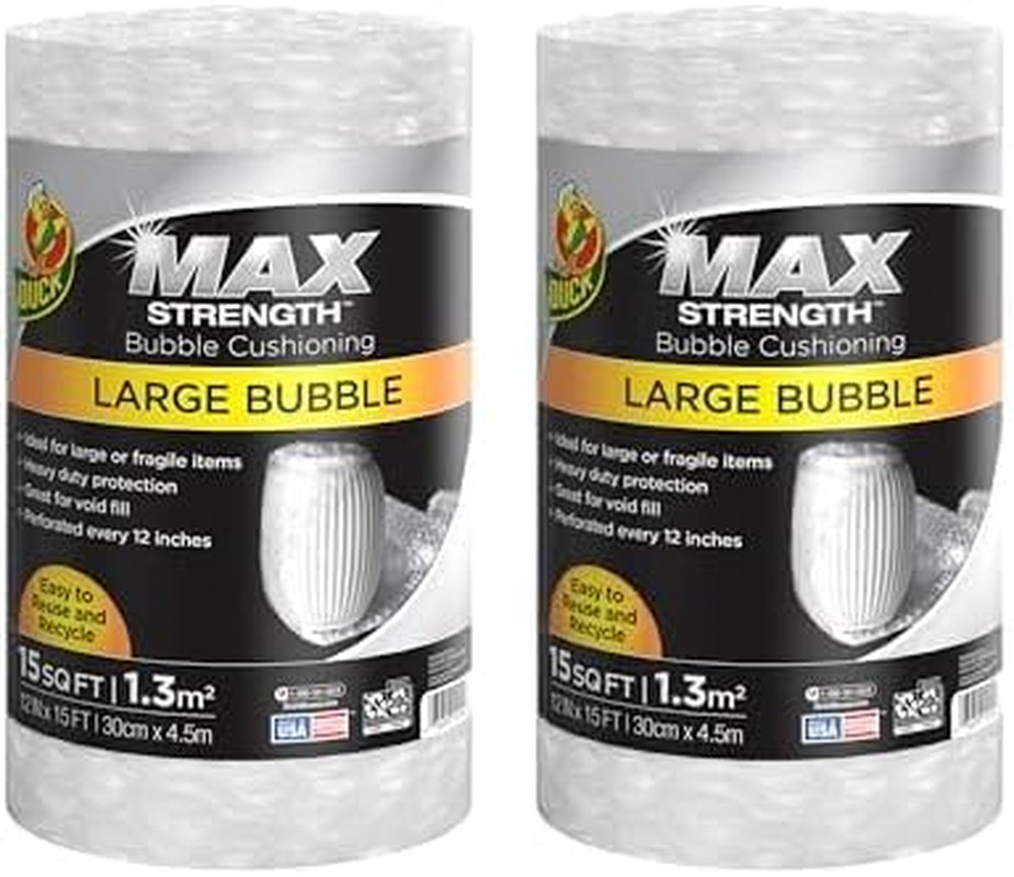 Brand Large Bubble Wrap Roll, 5/16" Bubble Cushioning Wrap for Extra Protection