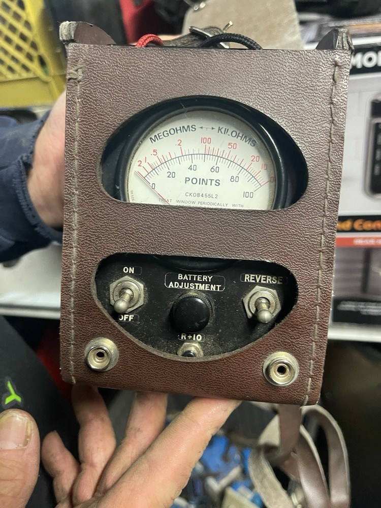 8455-CLBM SIMPSON ELECTRIC ANALOG MULTIMETERS LINE LOOP TESTER W/ Bag