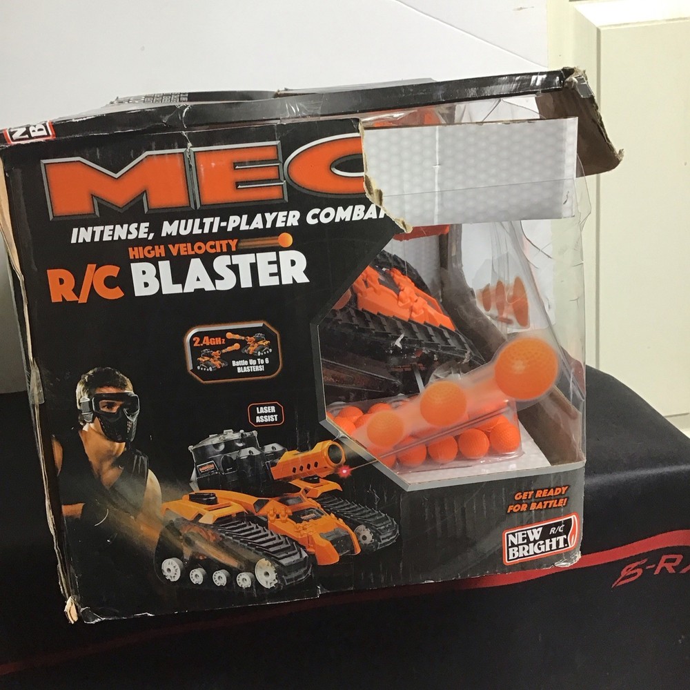 MECH High Velocity RC Blaster Damage Box New Untested Broken Piece