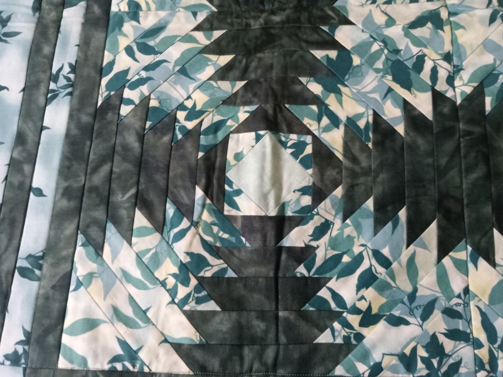 Two Lap Quilt Wall Hangings Hand Made, Large