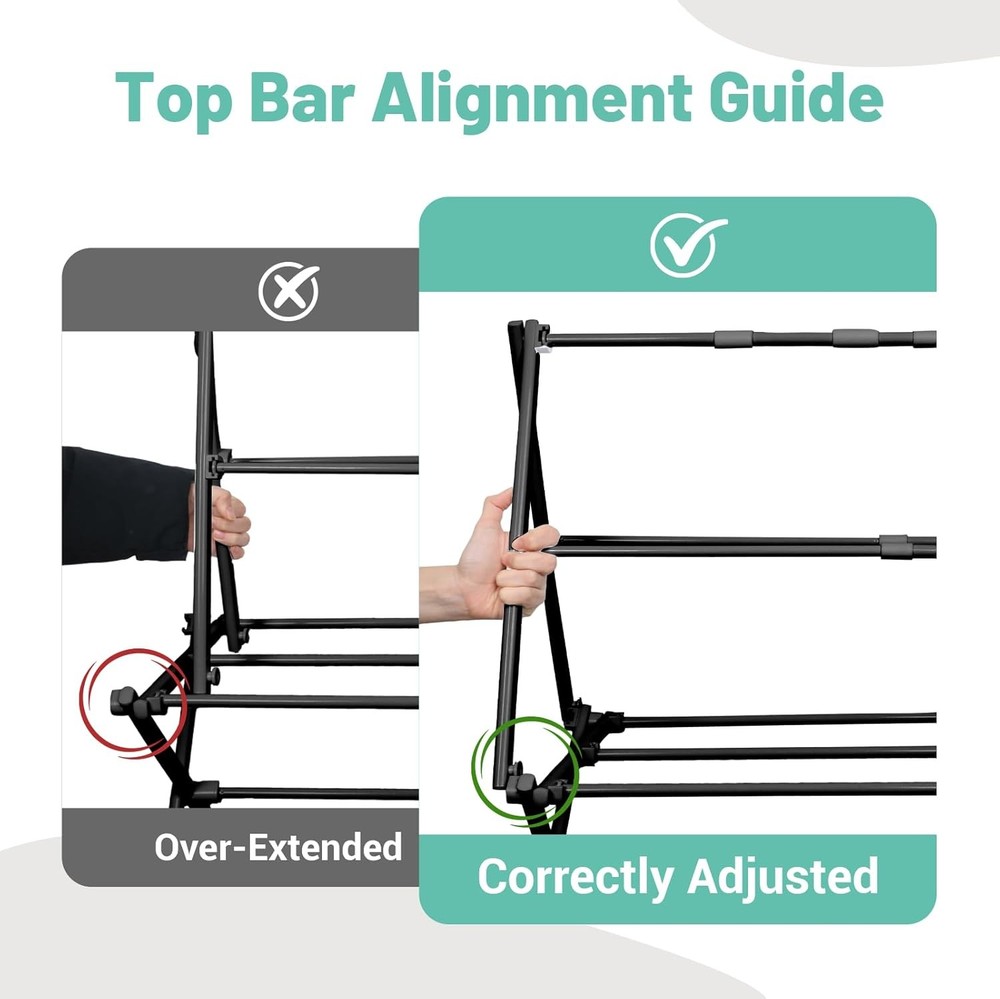 4 Tier Clothes Drying Rack Foldable Clothing Drying Rack Laundry Drying Rack