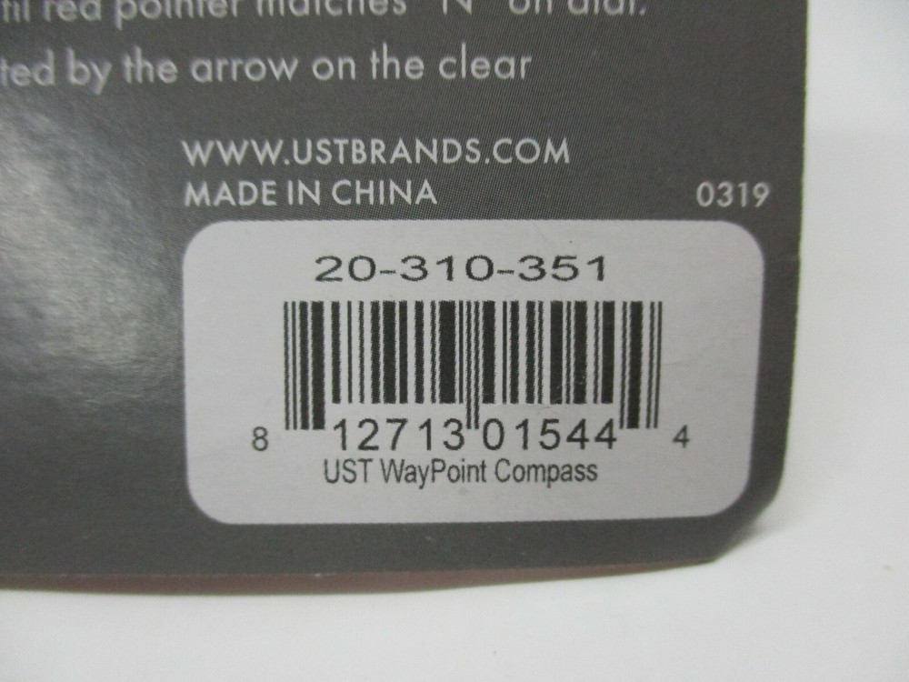 UST Ultimate Survival Technologies WayPoint Compass Camping - new