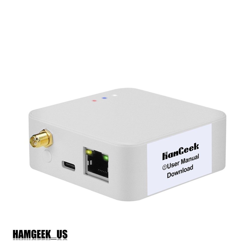 HamGeek HMG-01 Plus POE ZigBee Gateway ZigBee Coordinator with USB Data Cable US