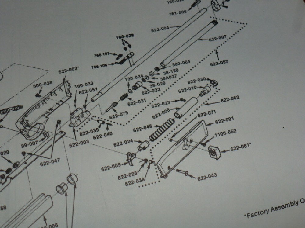 Crosman 622 Service Manual With Exploded View