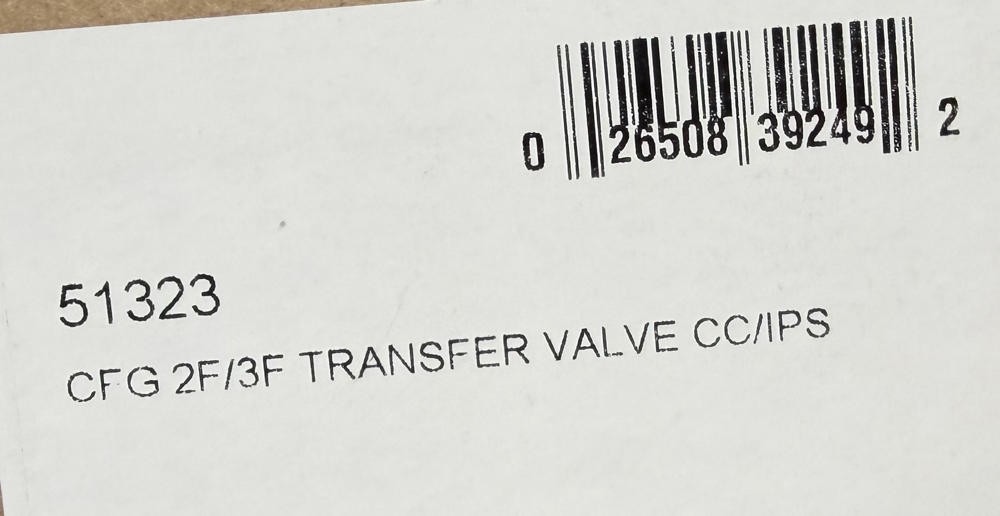Moen 51323 1/2" Transfer Valve CC/IPS Connection *NEW*