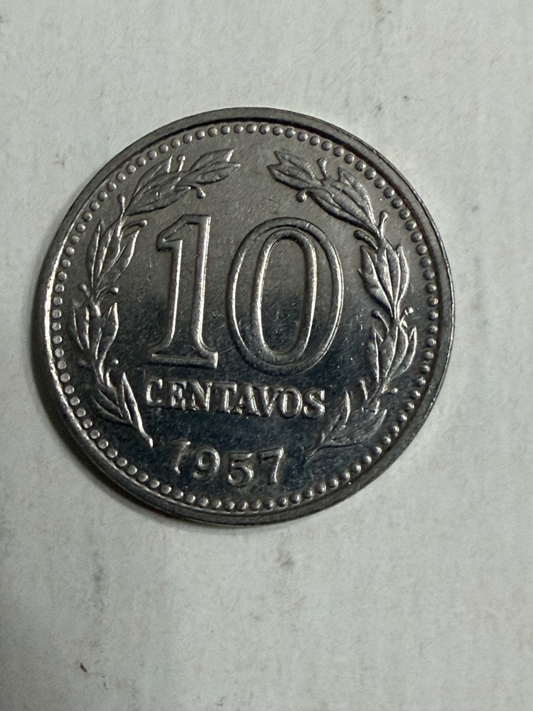 1957 Argentine Peso coin