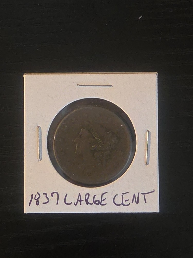 1837 1c Coronet Head Large Cent