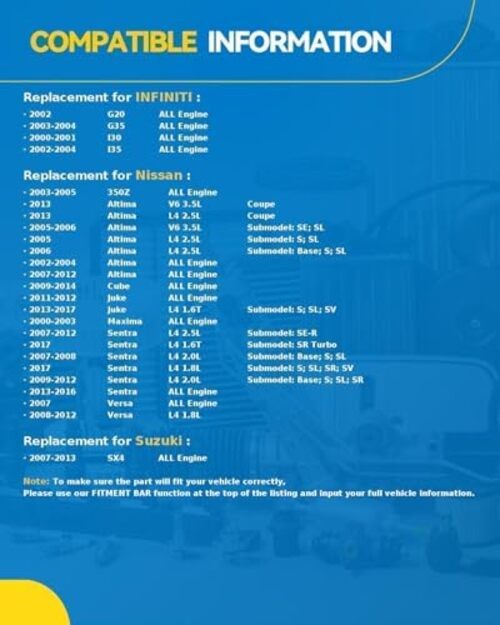Ceramic Front Brake Pads For Versa 2007-2012, 4 Pcs replace # D815A
