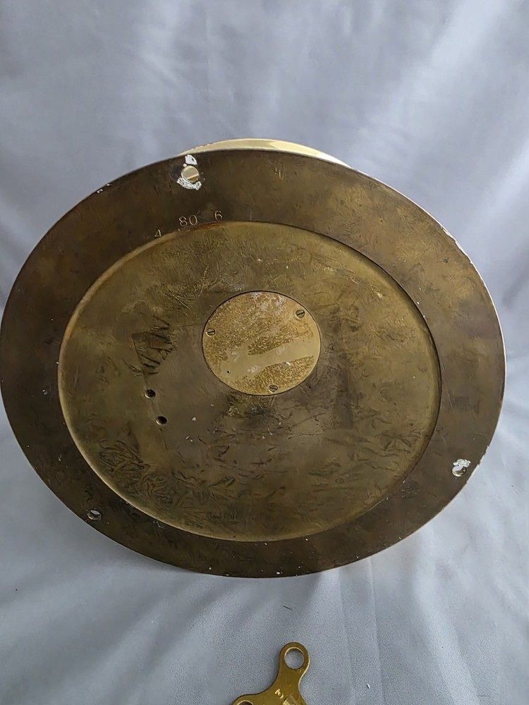 Ships Bell Clock Boston With A Key