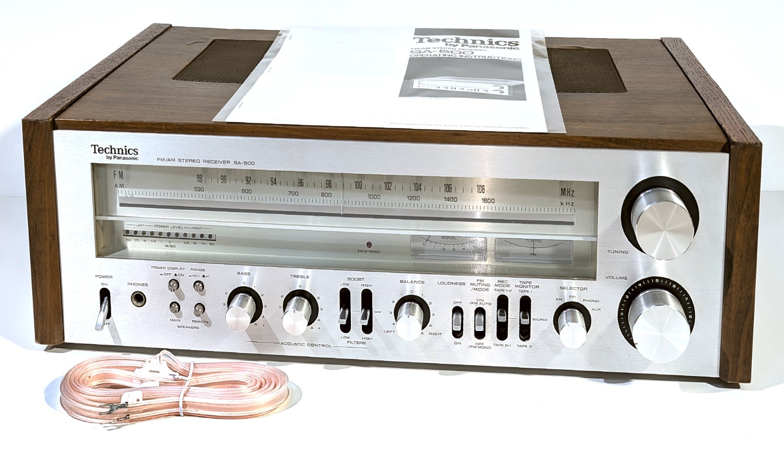 🔥【PRO SERVICE】Technics SA-500 Stereo 110W Receiver~XSTR/LED MODS~SAVE💥GUARANTY