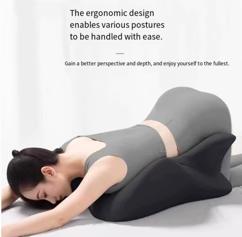 27° Memory Foam Wedge Pillow for Couples – Hip & Back Support