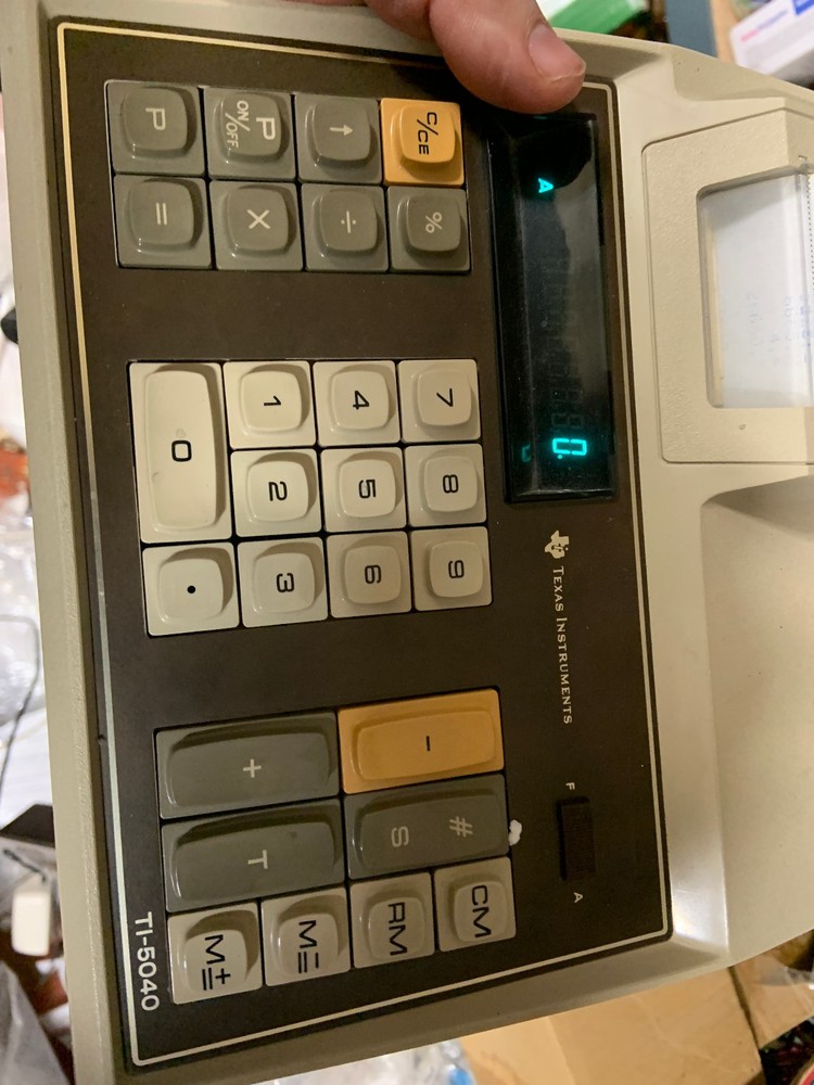 Texas Instruments ti-5040 Printing Calculator