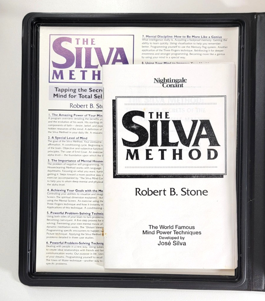 The Silva Method ~ Robert B. Stone ~ RARE original cassettes ~ VGC