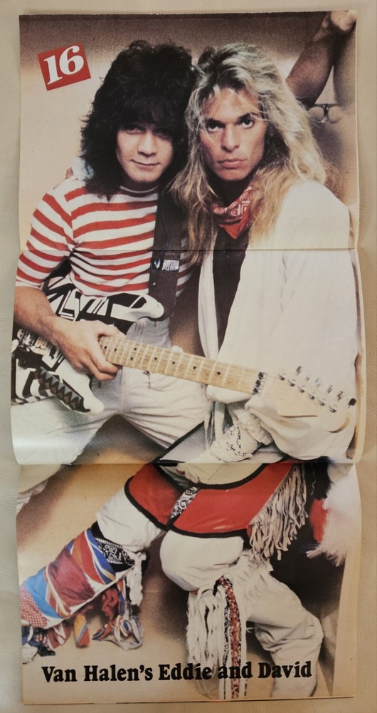 16 Magazine August 1982 KISS, VAN HALEN, BAIO, SPRINGFIELD