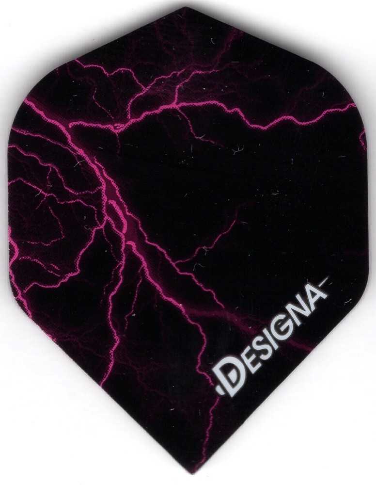 Pink Lightning Strike Dart Flights: 3 per set