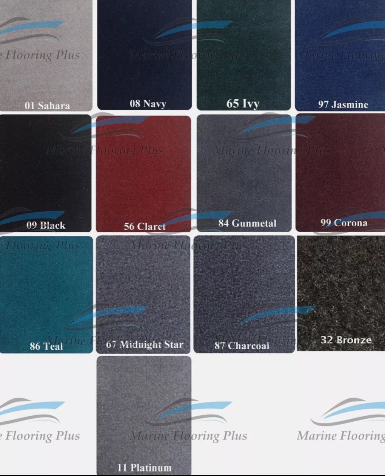 20 oz. Bass Boat Marine Carpet, 8 1/2 Foot Wide by various lengths