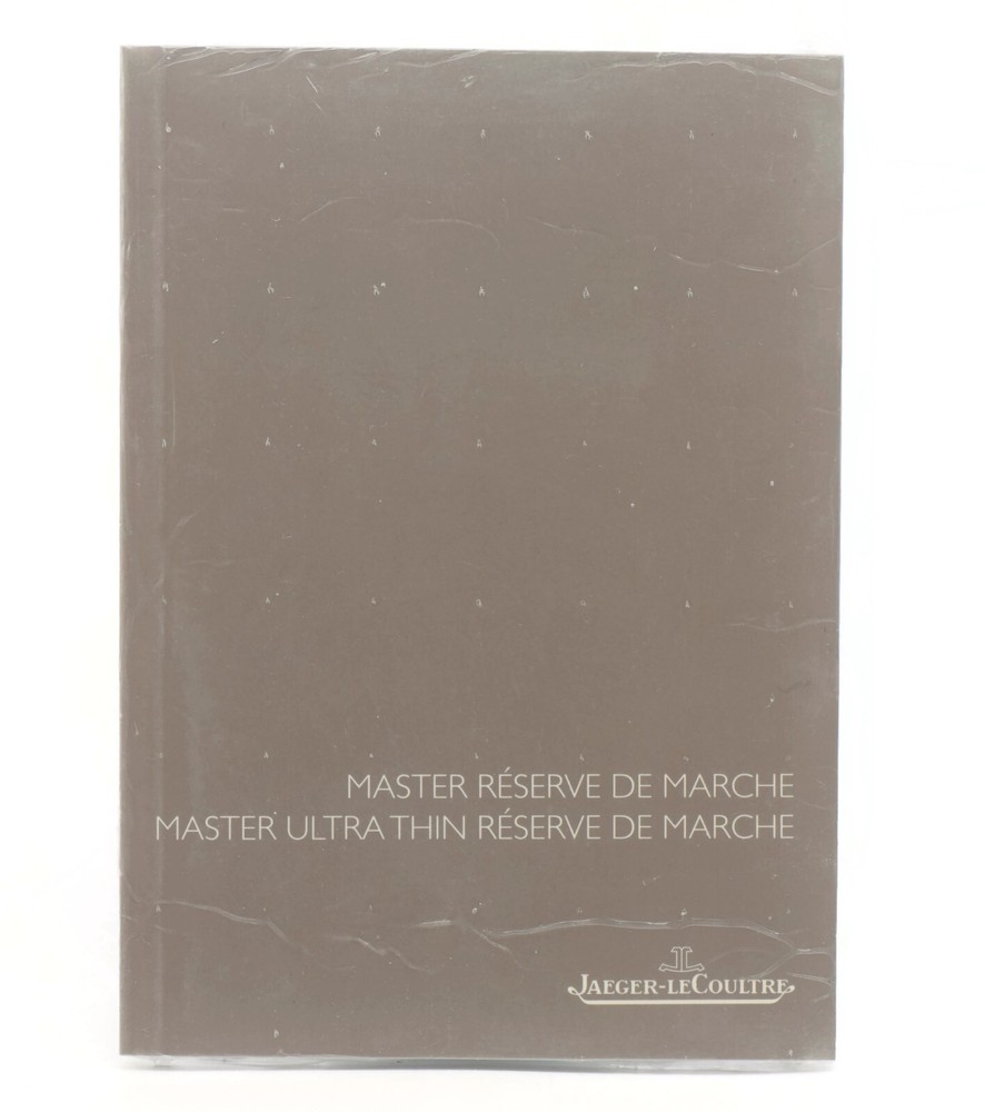 Jaeger LeCoultre Reserve De Marche Booklet Manual