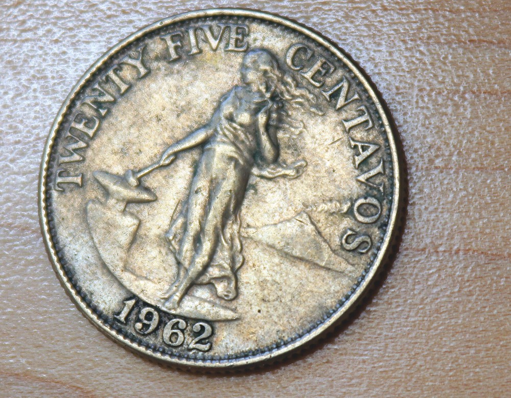 1962 Philippines 25 Centavos