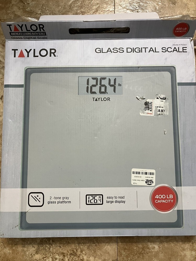 bathroom scale digital white