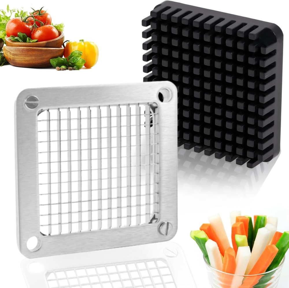 1/ Replacement Dicer Chopper Blade with Pusher Blo, mercial French